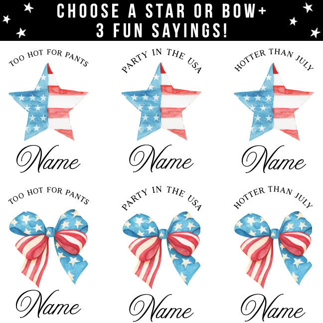 Stars and Stripes Mini Fan