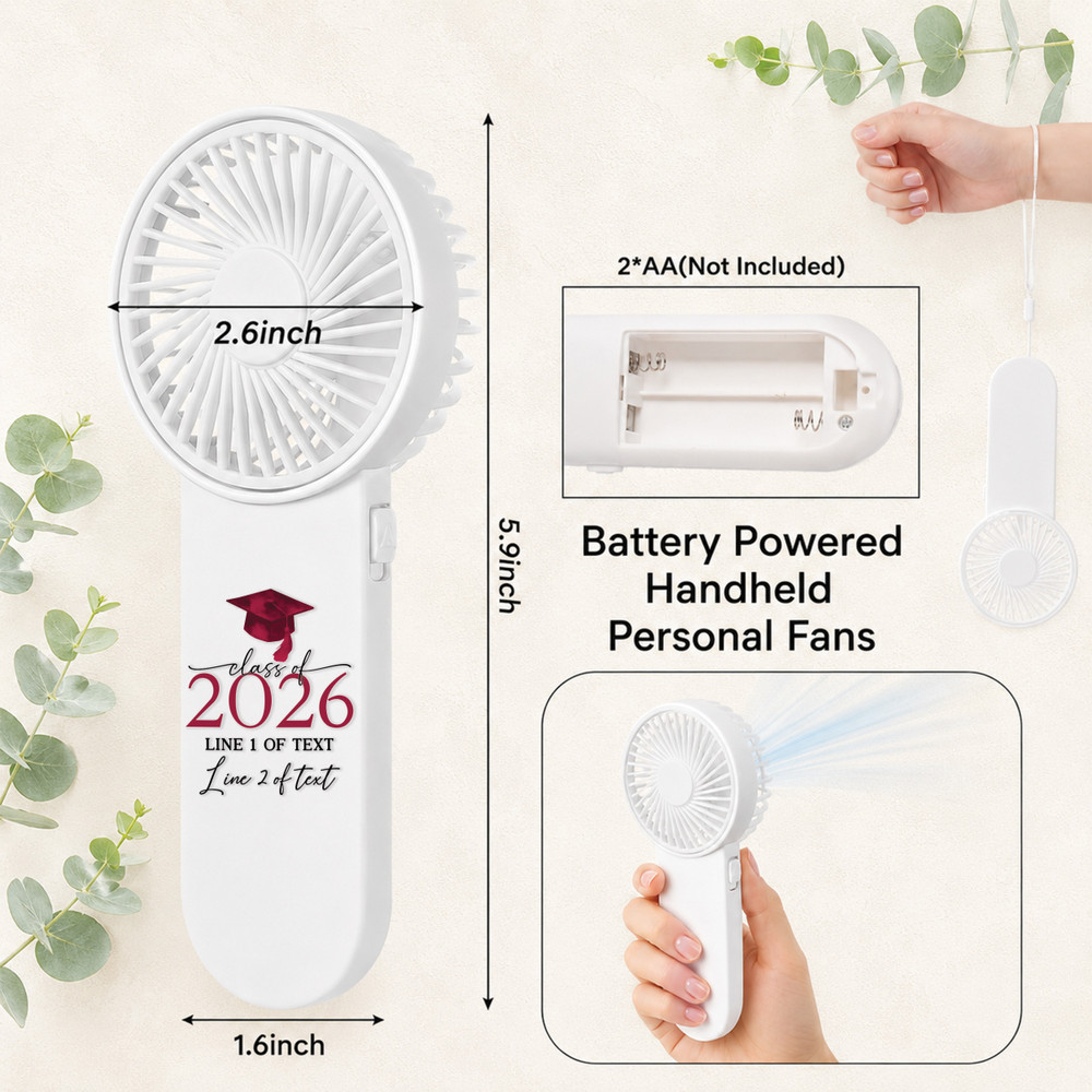 Mod Graduation Mini Fan