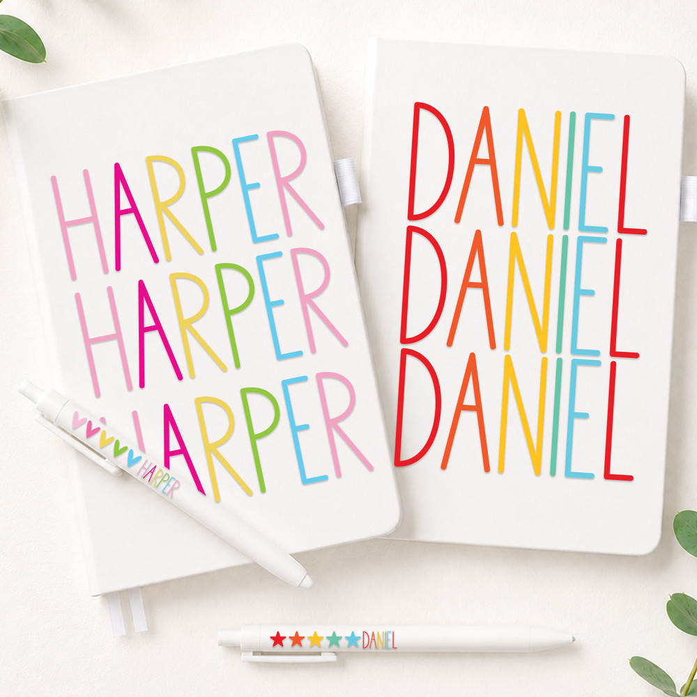 Colorful Name Notebook