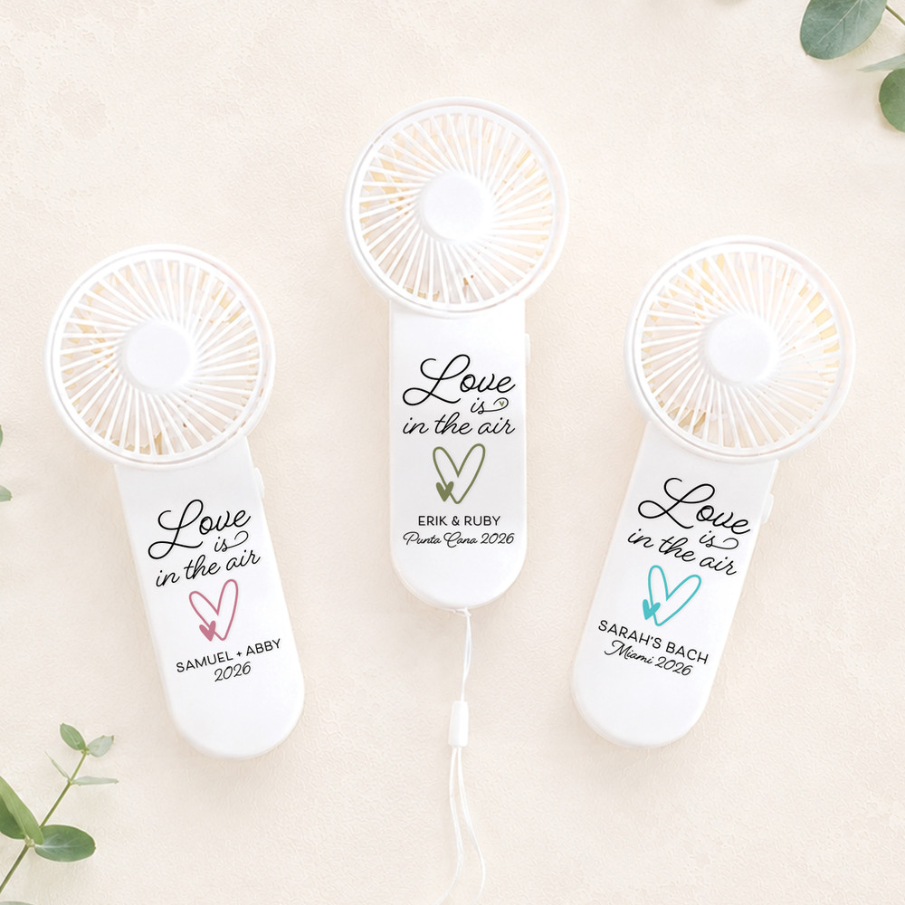 Love is in the Air Mini Fan