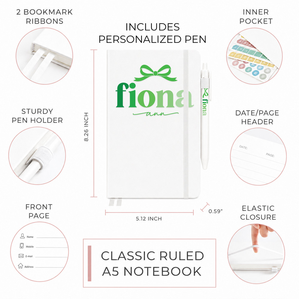 Topped with a Bow Notebook