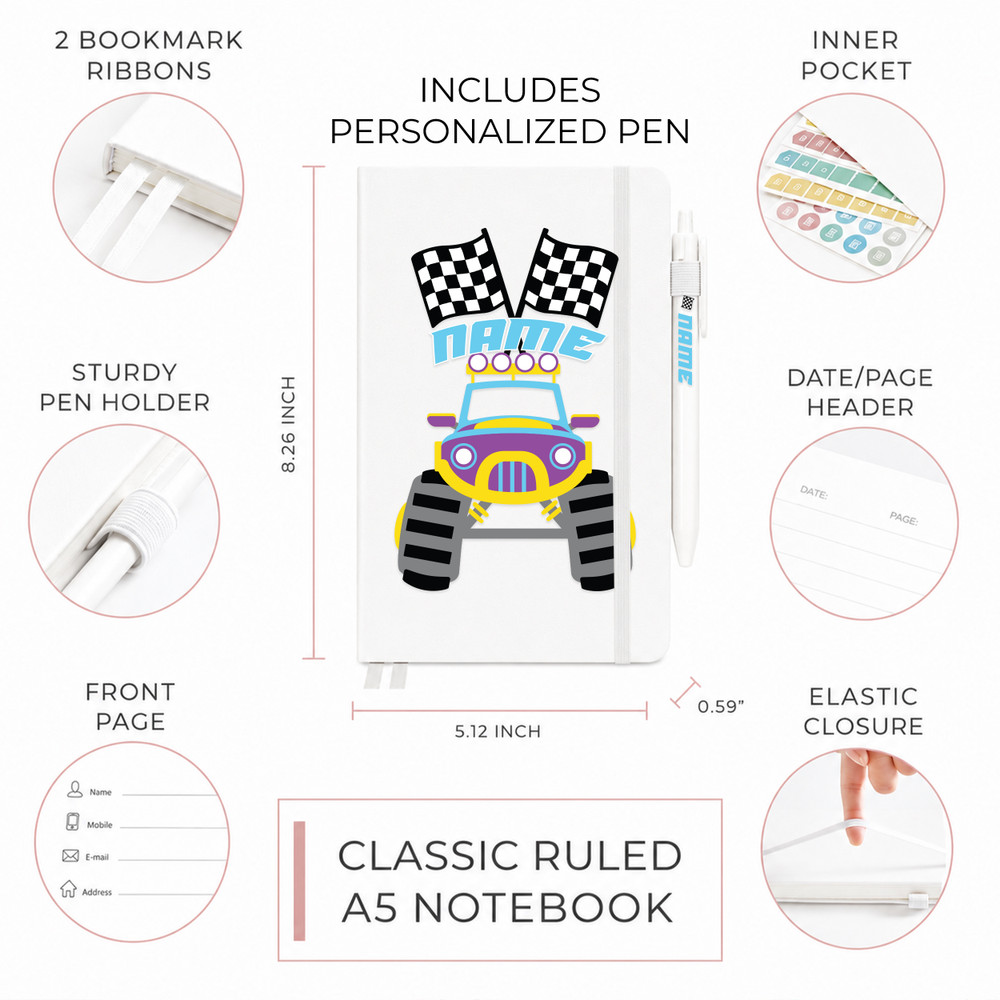Monster Truck Notebook