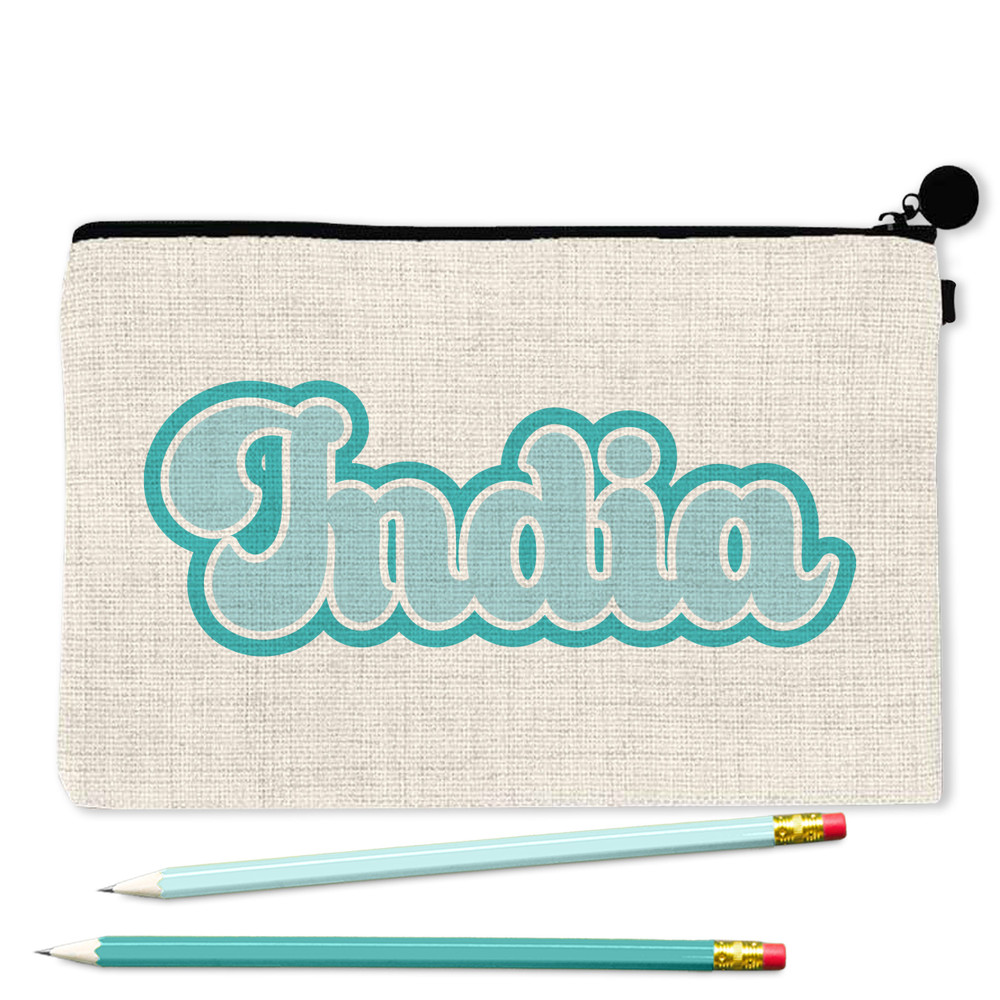 Bubble Script Pencil Case