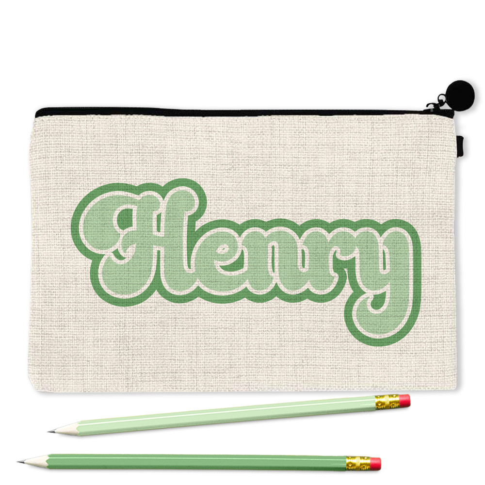 Bubble Script Pencil Case