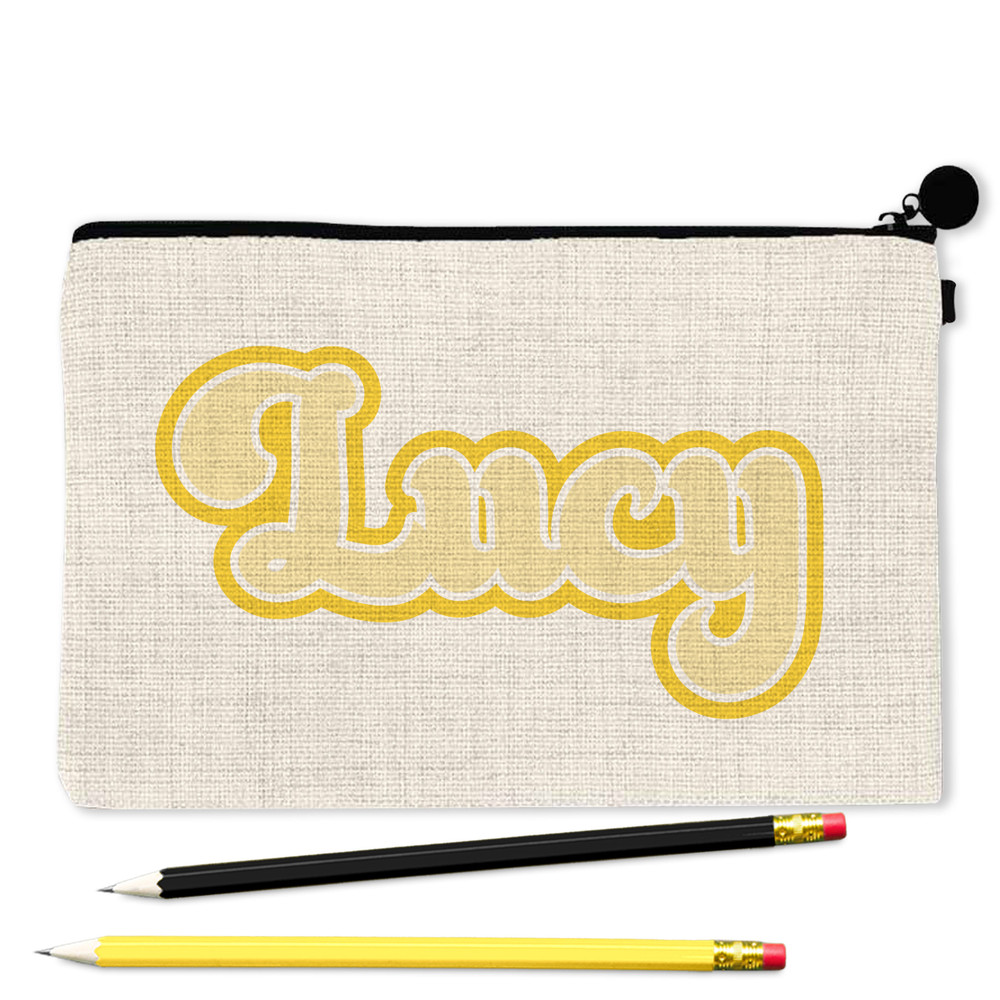 Bubble Script Pencil Case