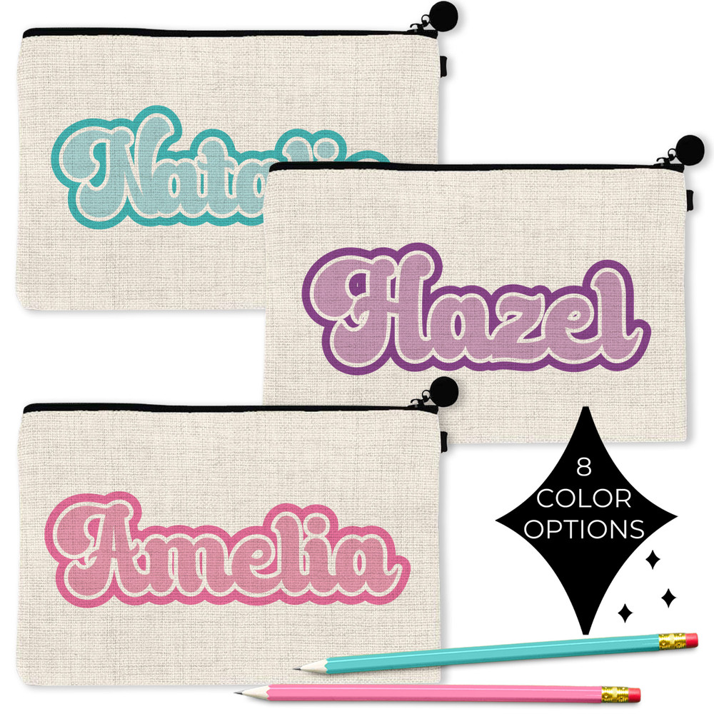 Bubble Script Pencil Case