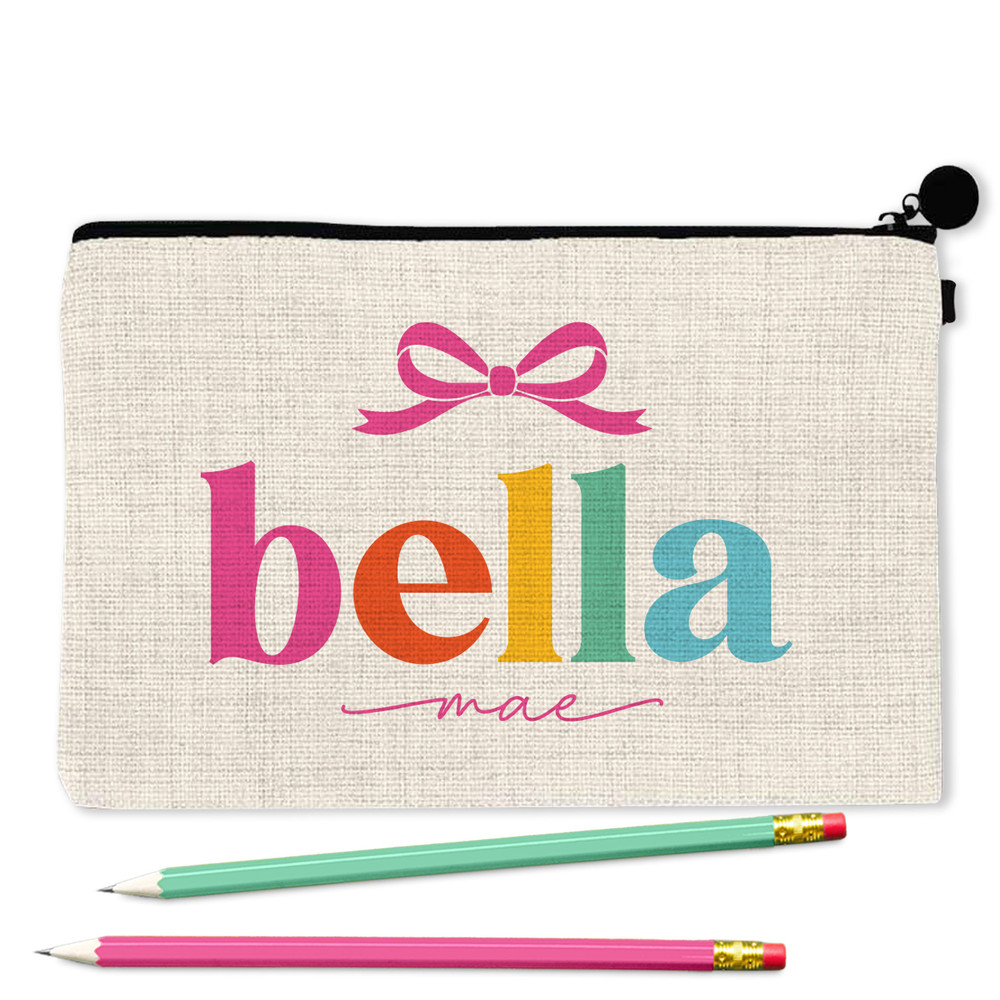 Topped with a Bow Pencil Case