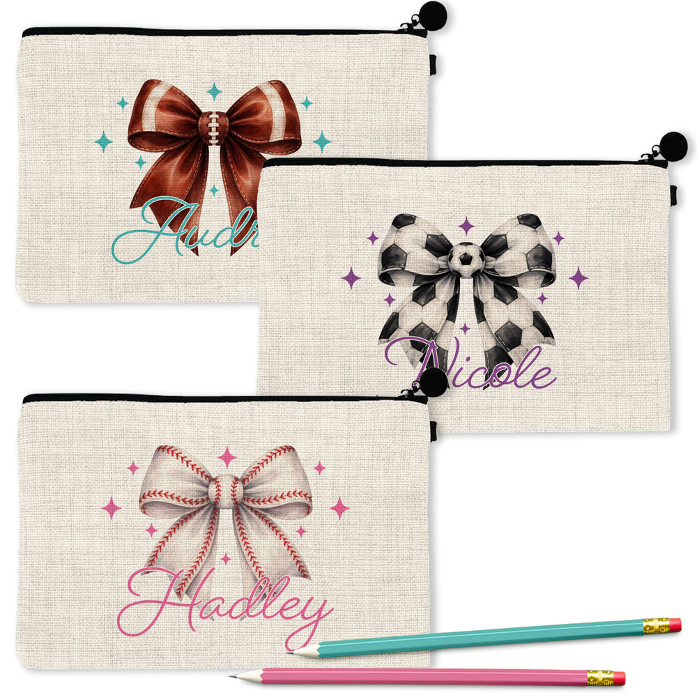 Sport Bow Pencil Case