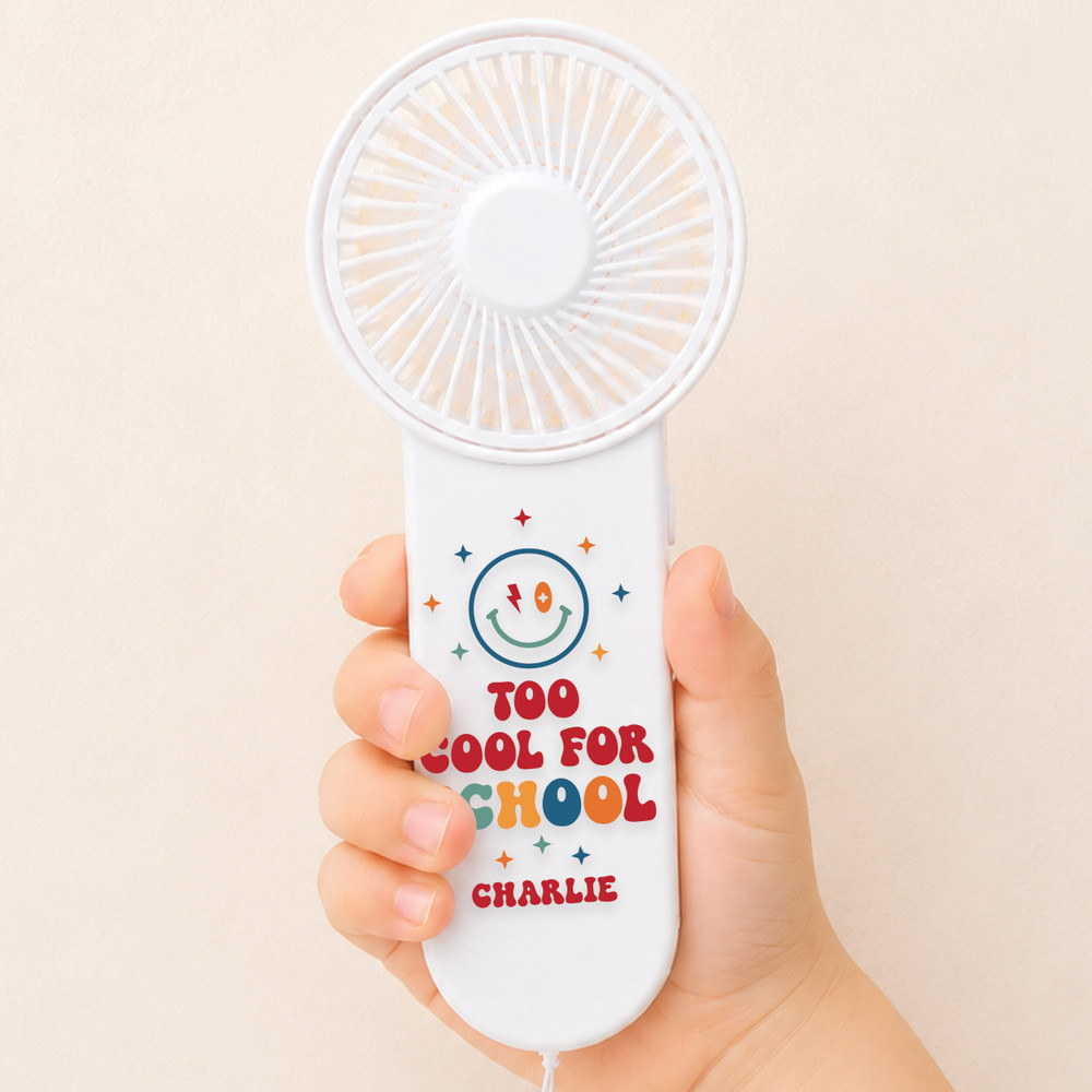 Too Cool for School Mini Fan