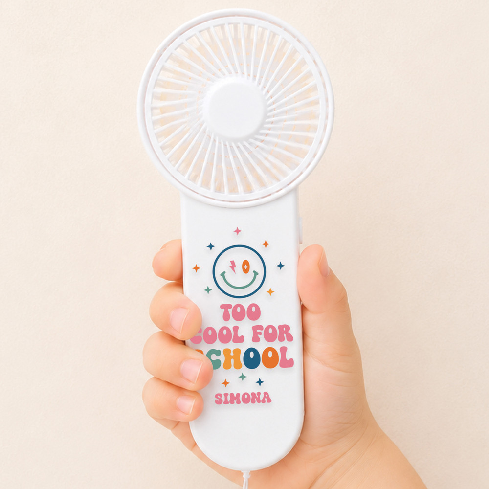 Too Cool for School Mini Fan