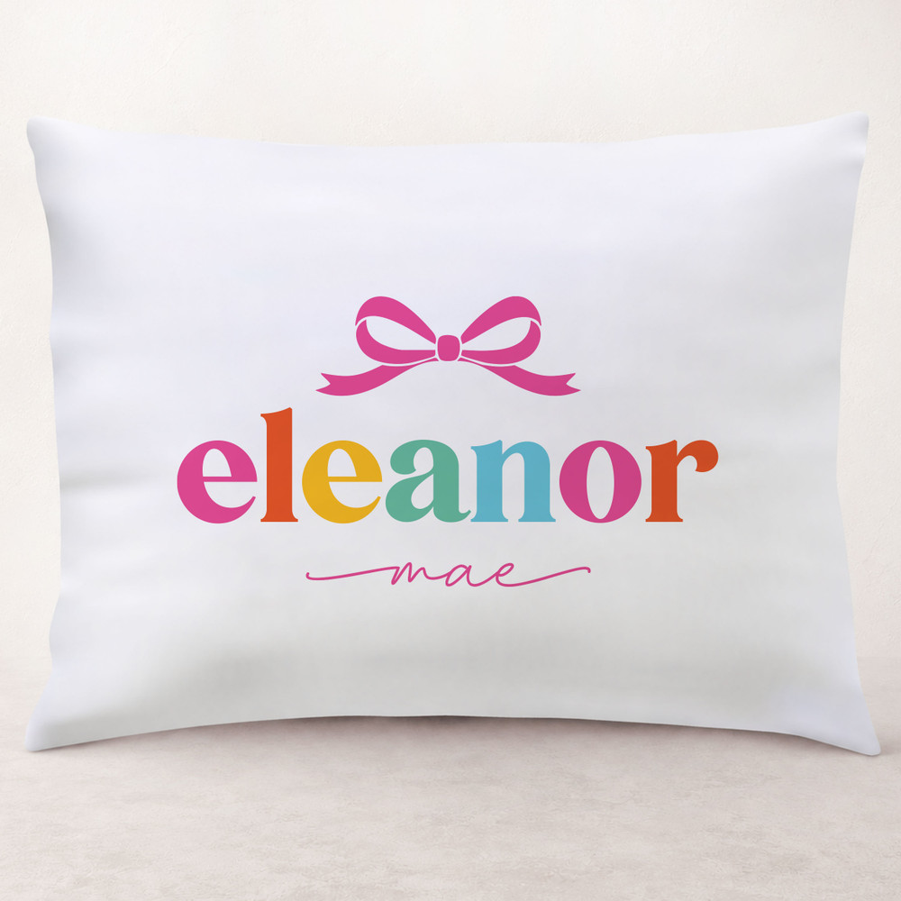 Topped with a Bow Pillowcase