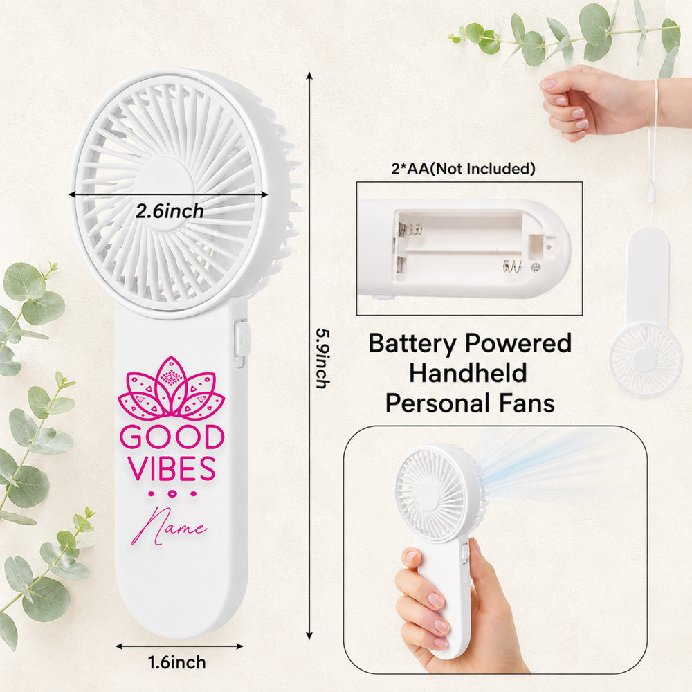 Lotus Flower Mini Fan