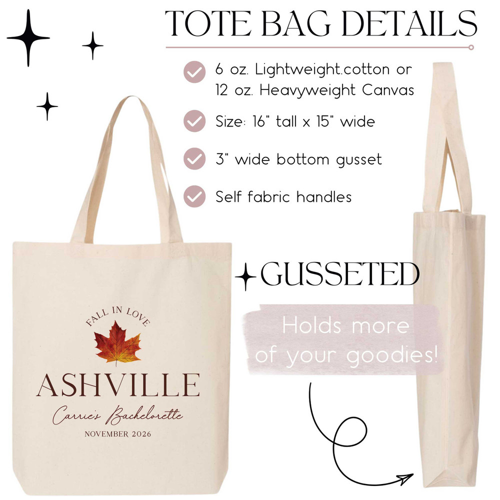 Fall Leaf Destination Tote Bags