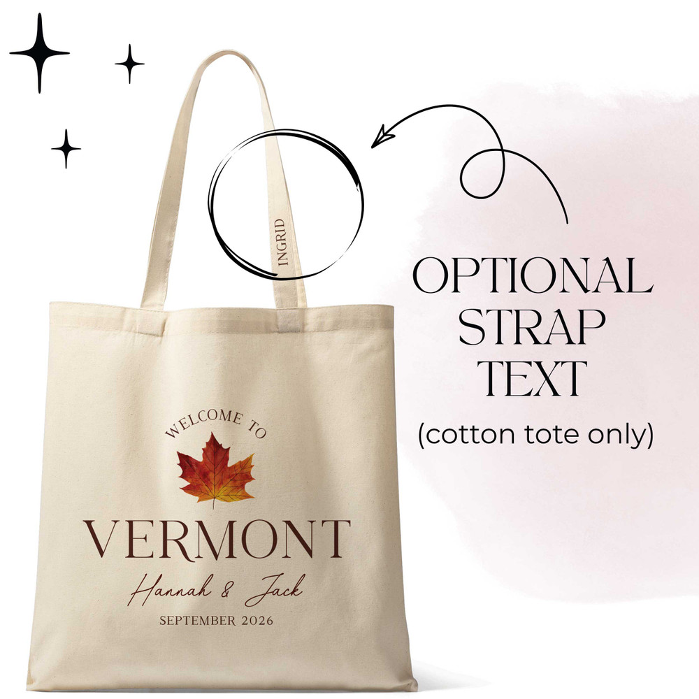 Fall Leaf Destination Tote Bags