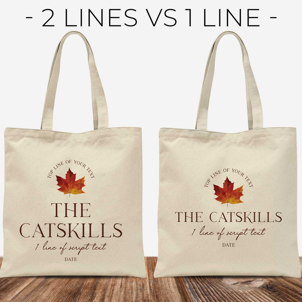 Fall Leaf Destination Tote Bags
