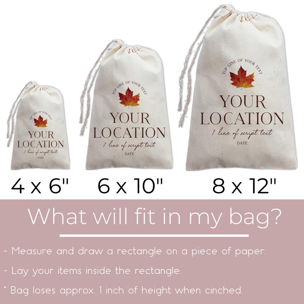 Fall Leaf Destination Tote Bags