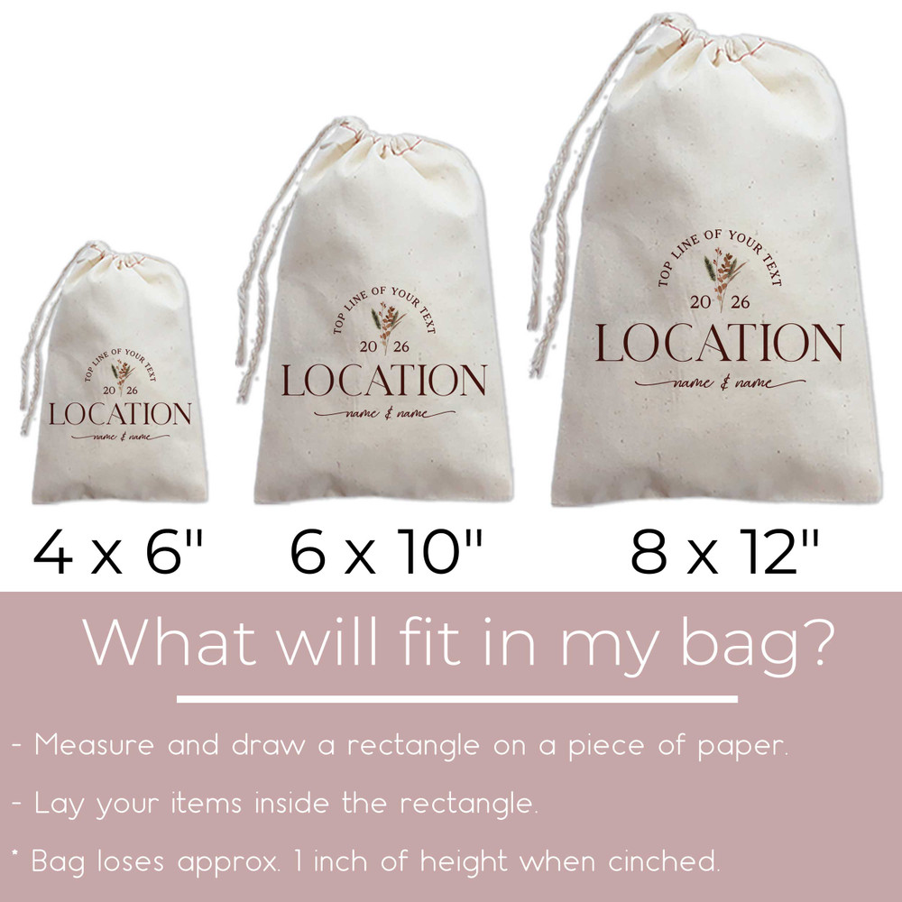 Fall Foliage Welcome Tote + Favor Bags