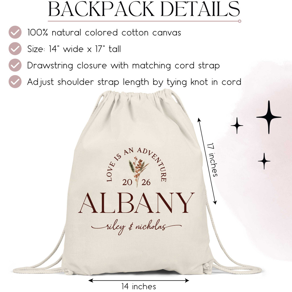 Fall Foliage Welcome Tote + Favor Bags