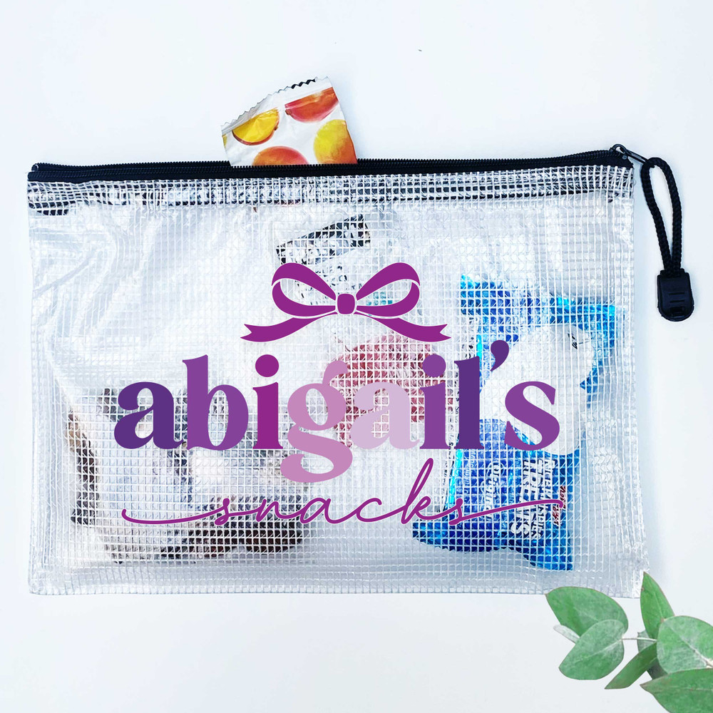 Topped with a Bow Snack Bag