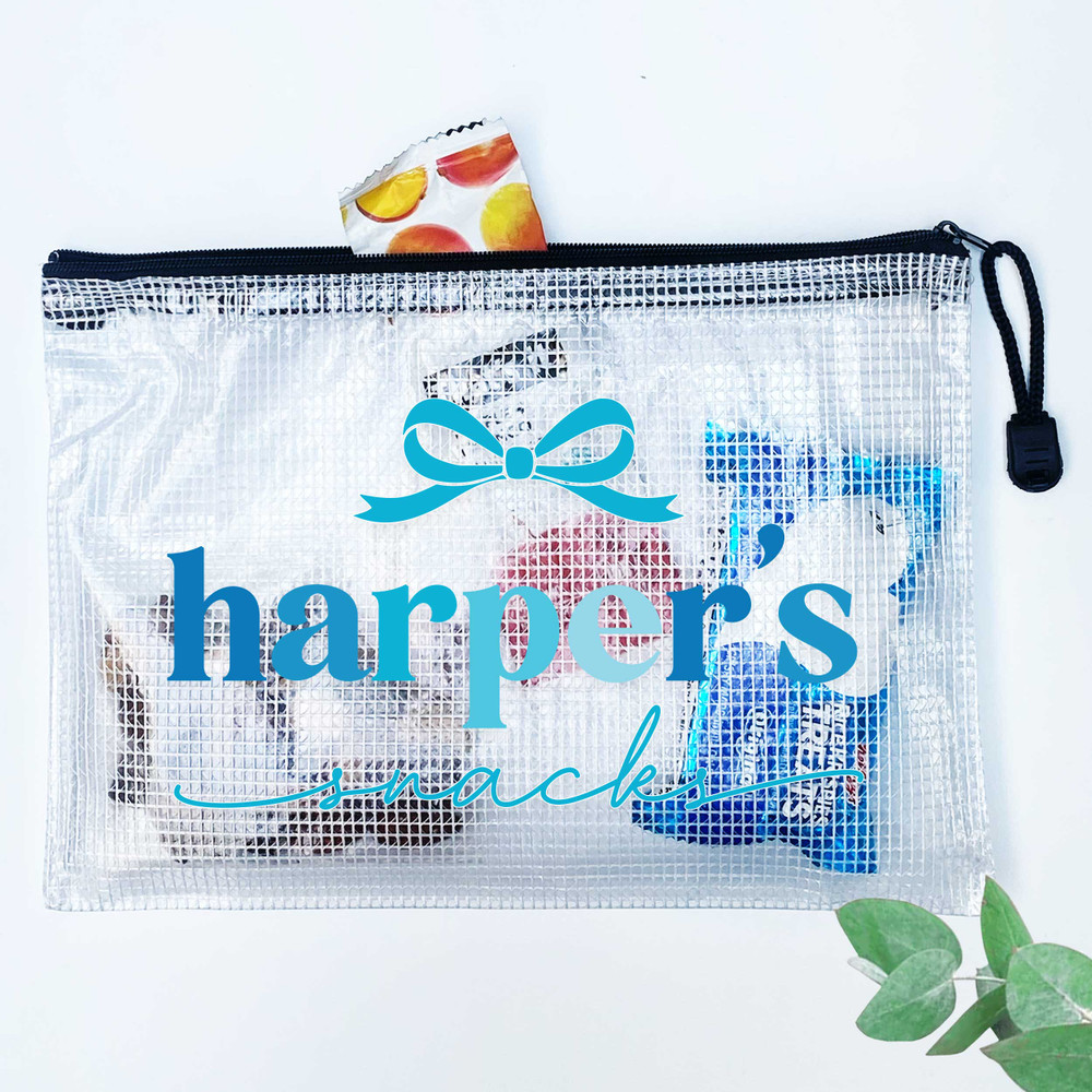 Topped with a Bow Snack Bag