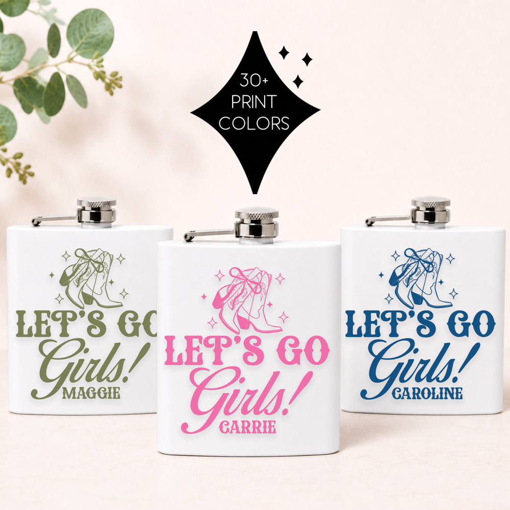 Lets Go Girls Nashville Flask