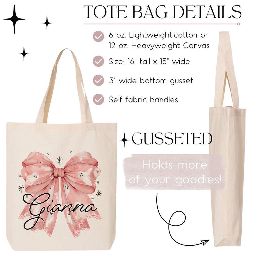 Ghostly Bows Favor Bag