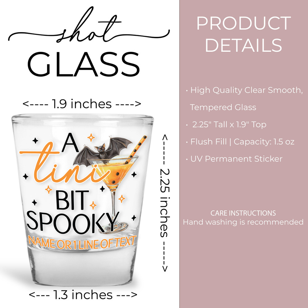 A Tini Bit Spooky Shot Glasses