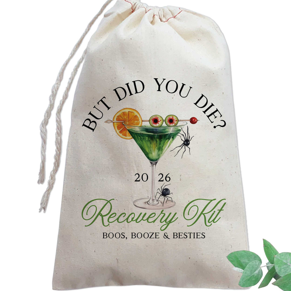 Halloween Cocktail Recovery Kit Bags