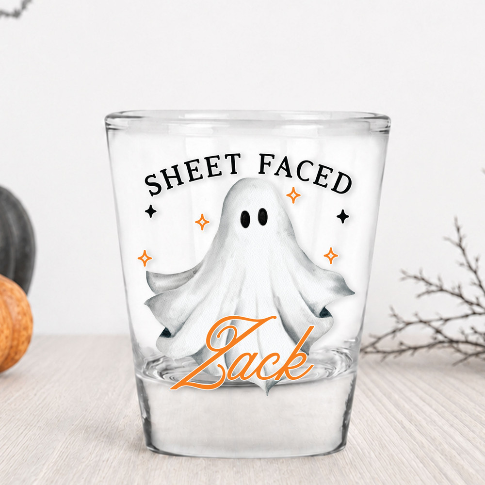 Sheet Faced Ghost Shot Glasses