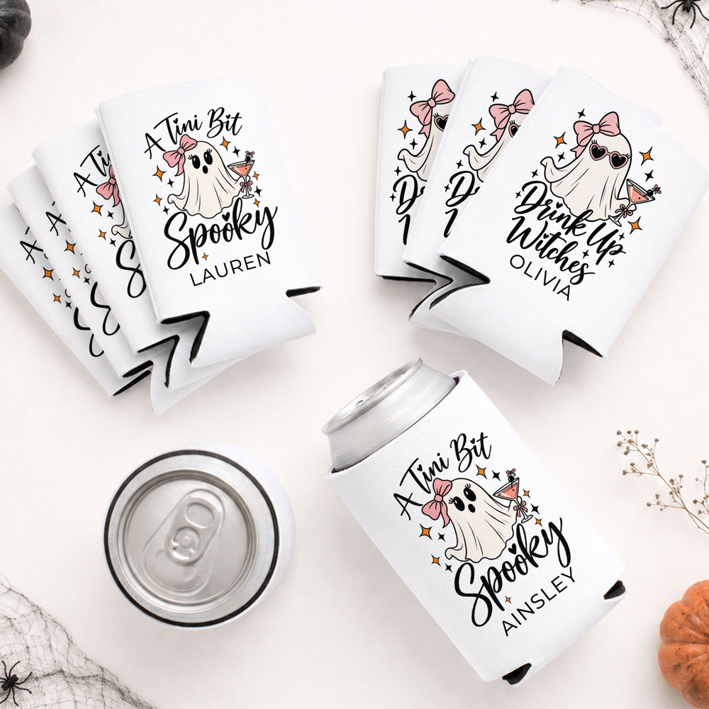 Ghosty Gals Halloween Can Coolers