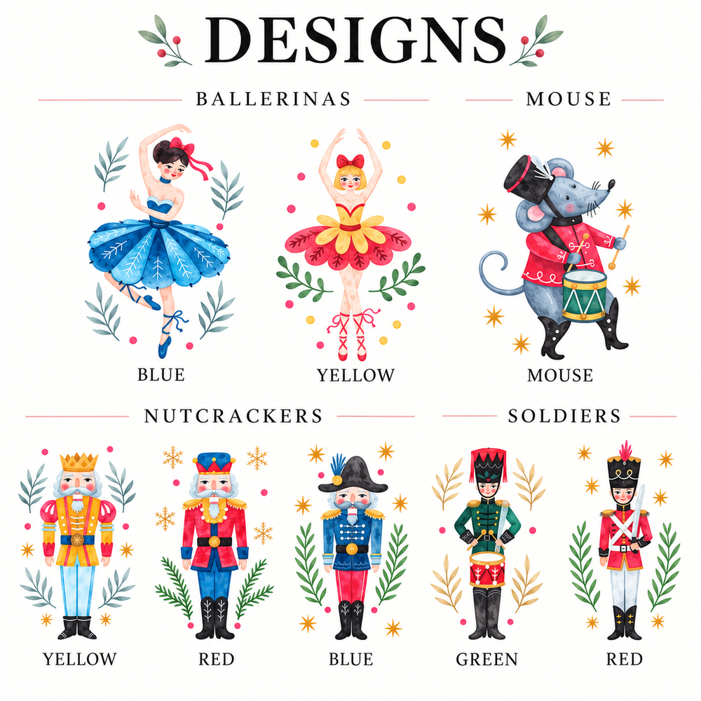 Nutcracker Champagne Flute