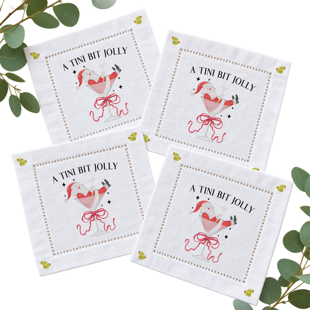 A Tini Bit Jolly Cocktail Napkins