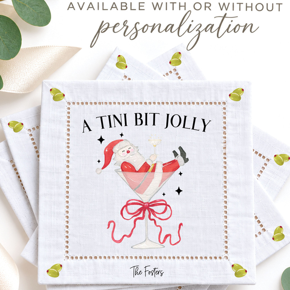 A Tini Bit Jolly Cocktail Napkins