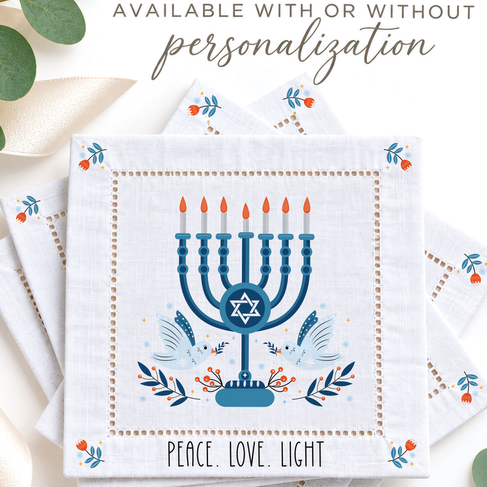 Peace Love Light Cocktail Napkins