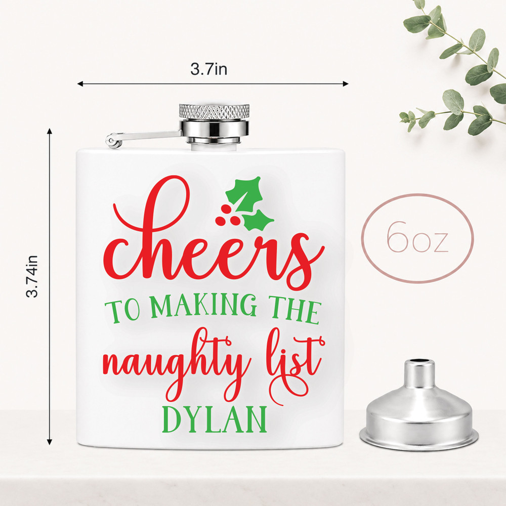 Naughty Christmas Flasks