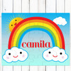 Personalized Happy Little Rainbow Puzzle