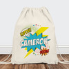 Personalized Drawstring Backpack: Kapow