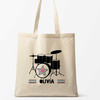 Drum Set Custom Music Bag for Kids - Personalized Rockstar Tote Bag