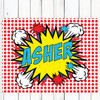 Personalized Pop Art Superhero Puzzles for Toddler Boys