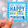Personalized Have Yourself A Happy Hanukkah Stickers
