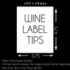 Classic Christmas Wine Labels