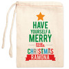 Have Yourself a Very Merry Christmas Personalized Gift Bags - Traditional Christmas Tree Gift Wrap + Holiday Party Favor Bags