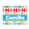 Personalized Ho Ho Ho Christmas Puzzle