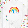 Happy Rainbow Birthday Girl Shirt (Ages 1-8)