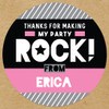 Rockstar Party Favor Stickers (More Colors)