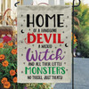 Home of Halloween Garden Flag