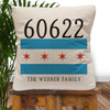 Personalized Chicago Classic Throw Pillow Cover