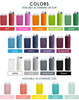 Personalized Colored Can Cooler Sizes: 12 oz Standard Cans and Slim Can Sleeves