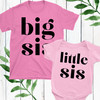 Retro Style Big + Little Sister Shirts