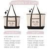 Modern Mr. & Mrs. Honeymoon Beach Tote Bag